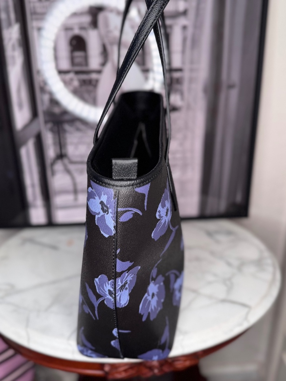 Kate Spade Black Multi Color Poppy Handbag 11/15 - Picture 4 of 9